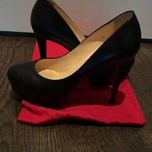 Louboutin leather stilettos